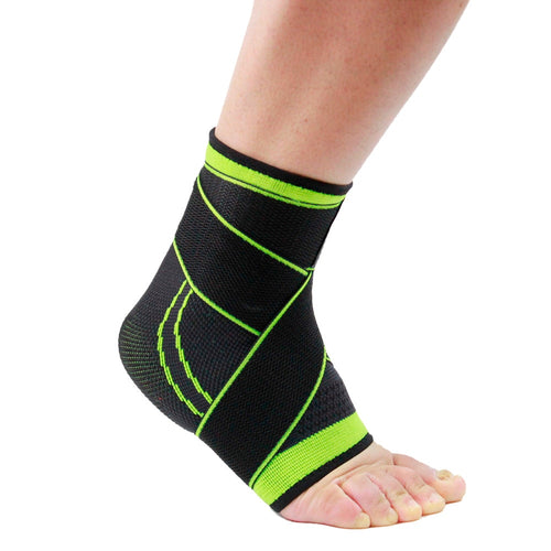 1PC Black Right Left Foot Ankle Protector Sports Ankle Support Elastic Ankle Brace Guard Foot Support Sports Gear #ES