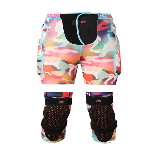 Parkour Roller Skate Skateboard Ski Snowboarding protective Outdoor sports gear diaper knee suit Adult anti-fall pants