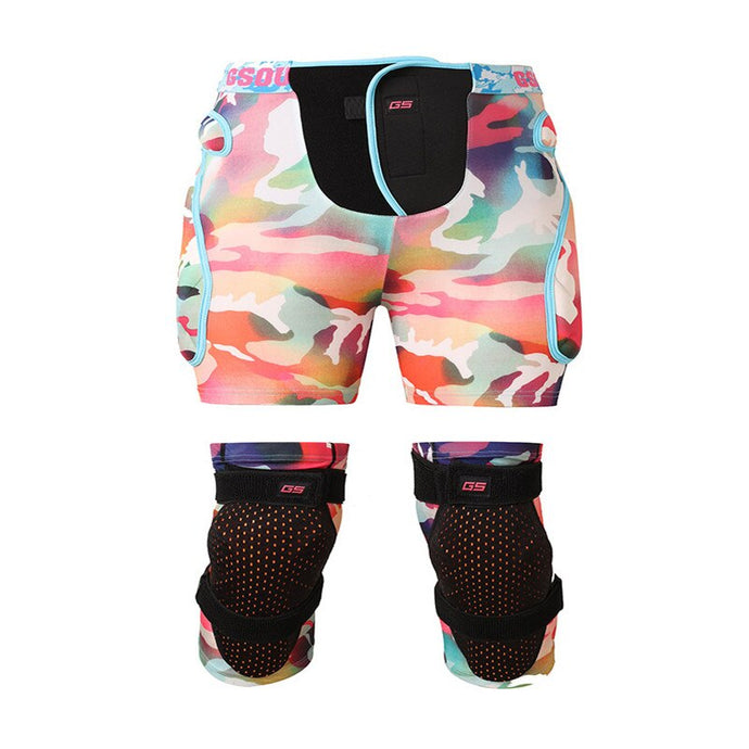 Parkour Roller Skate Skateboard Ski Snowboarding protective Outdoor sports gear diaper knee suit Adult anti-fall pants