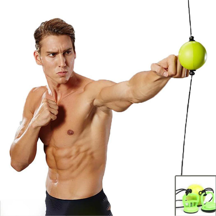 Reflection Speed Ball Punch Boxer Boxing Training Suction Cup Reaction As Picture 290cm/114inch Sports Gear