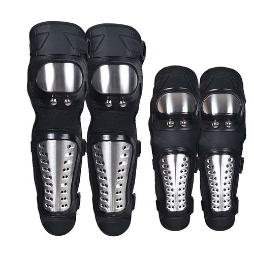 4pcs/set Knee Elbow Pads Armour Guard Protection Set Motorcycle Off-road Protective Pad Guard Protective Tactical Sports Gear