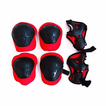Load image into Gallery viewer, 6pcs/set Roller Skating Knee Elbow Wrist Pad for Men Women Kids Safety Protection Skating Cycling Outdoor Sports Gear Guard
