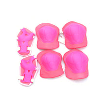 Load image into Gallery viewer, 6pcs/set Roller Skating Knee Elbow Wrist Pad for Men Women Kids Safety Protection Skating Cycling Outdoor Sports Gear Guard