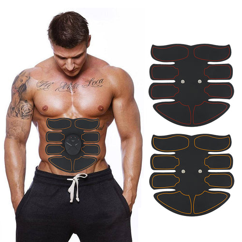 EMS Smart Abdominal Muscle Exercisera Trainer Sticker ABS Massager Stimulator Pad Exercise Fitness Sports Gear Equipment Tools