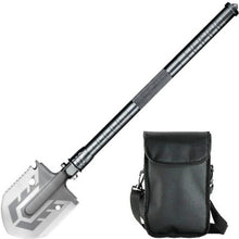 Load image into Gallery viewer, Tactical folding shovel 58 HRC military folding shovel lifter mounted shovel for fishing outdoor emergency camping gear