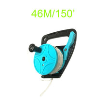 Load image into Gallery viewer, 150 272FT Scuba Diving Reel Spool Finger Line Retractable Reels With handle Stopper for Snorkeling Underwater Water Sports Gear