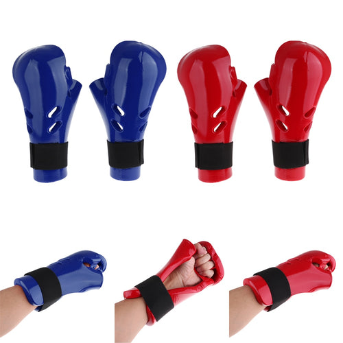 Adult Martial Arts Gloves Karate Taekwondo Fight Boxing Kickboxing Sparring MMA Combat Sports Gears Full Finger Coverage